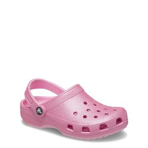 Adult Crocs, Pink Sparkly Glitter